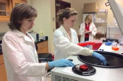 postdoctoral fellows workng in a lab